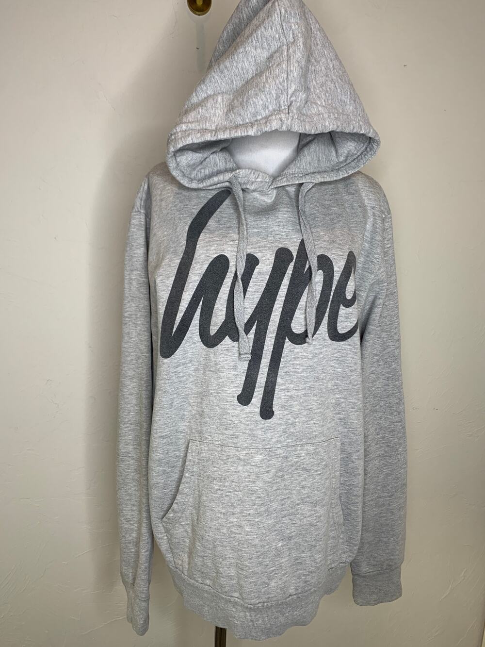 HYPE Gray Hoodie Sz Large